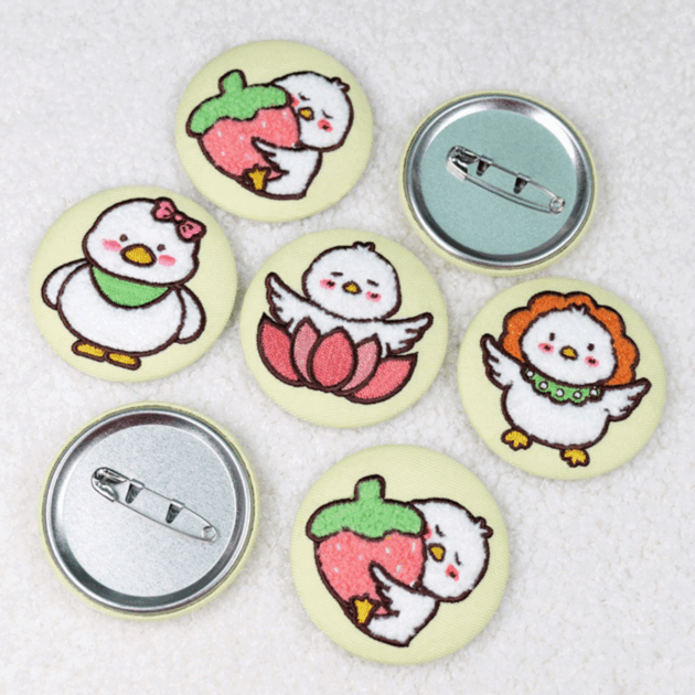 Insignia de botón personalizados